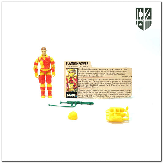 GI JOE Blowtorch V1 1984 Comandos Em Ação Cobra