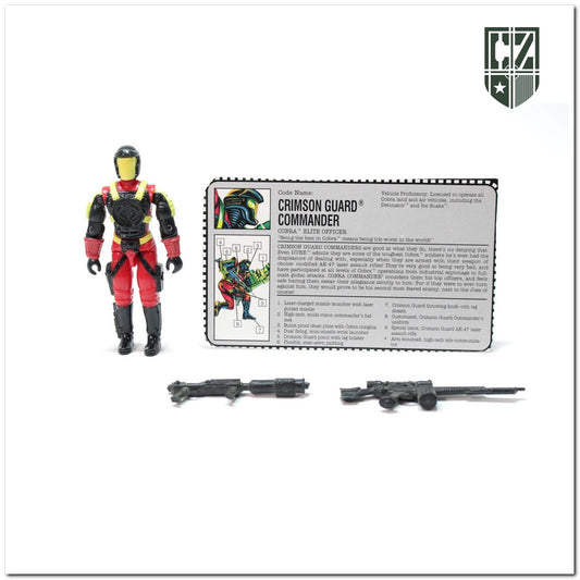 GI JOE Crimson Guard Commander V1 1993 Comandos Em Ação Cobra