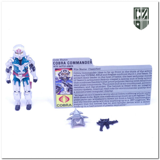 GI JOE Cobra Commander V3 1987 Comandos Em Ação Cobra