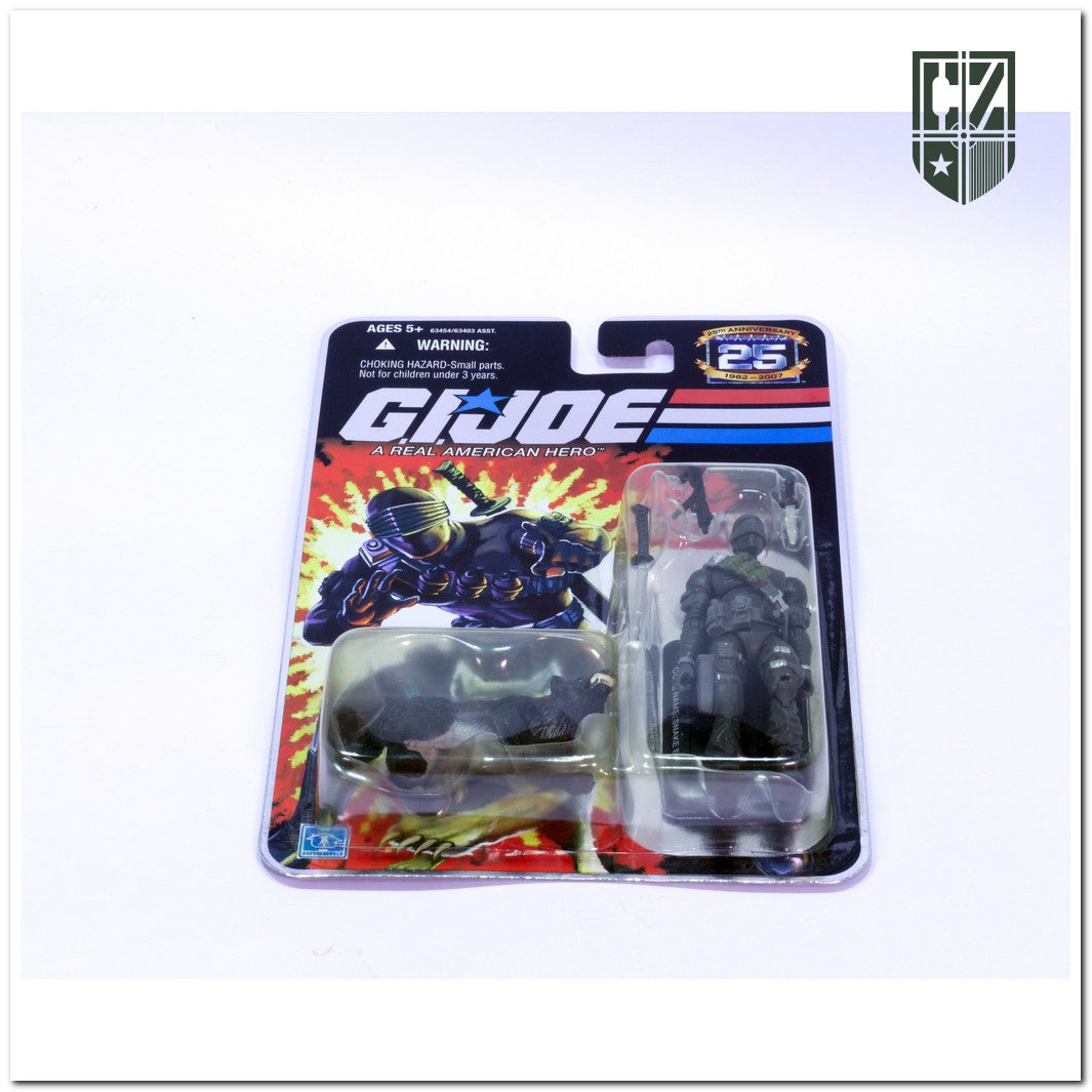 GI JOE 2007 Snake Eyes V29- Variante Black Timber